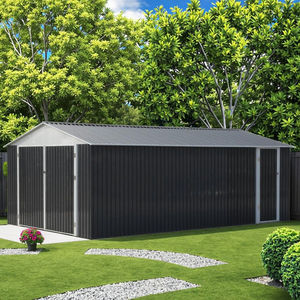 Offres Spéciales extérieur <span class=keywords><strong>maison</strong></span> métal fer tôle conteneur camion voiture <span class=keywords><strong>abri</strong></span> de voiture cadre en acier Garage pour voiture Parking stockage <span class=keywords><strong>abri</strong></span> de voiture - Product Image 2