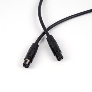 Fabrieksgroothandel Mini Microfoon Kabel <span class=keywords><strong>3</strong></span>-aderig Kannon Audio Verlengkabel Adapter 1m Lengte Model AU-003 - Product Image 1