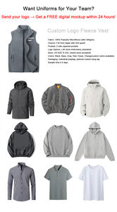 Gilet in Pile Senza Maniche Slim Fit con Logo Personalizzato, Zip Intera per Caccia e Attività all'Aperto per Uomo - Product Image 3