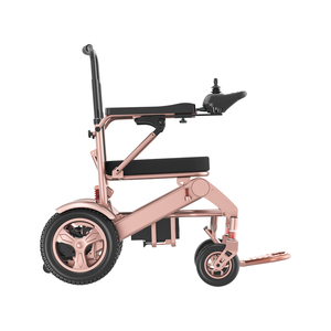 כסא גלגלים חשמלי מתקפל נייד לכל שטח, קל משקל עם סוללת ליתיום חדשה, מתאים לנכים - Product Image 2