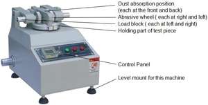 טבל בודק שחיקה אלקטרונית התנגדות מכונת בדיקת התנגדות עבור טקסטיל 220v 1 שנה אחריות - Product Image 4