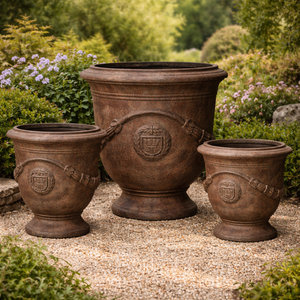 Jardinières d'extérieur au design moderne et écologique pour la maison, finition peinte, pots à fleurs en fibre de verre de bonne qualité - Product Image 5