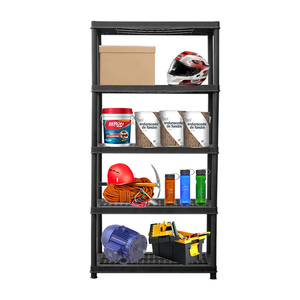 5 TIER <strong>PLASTIC</strong> GARAGE WAREHOUSE <strong>SHED</strong> <strong>SHELVING</strong> UNIT STORAGE RACKING SHELVES - Product Image 2