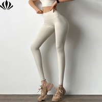 Dernier style de leggings respirants pour femmes de taille XS à XL Pantalon de yoga pour femmes de bonne qualité Leggigings sexy nus en nylon et spandex à haute élasticité