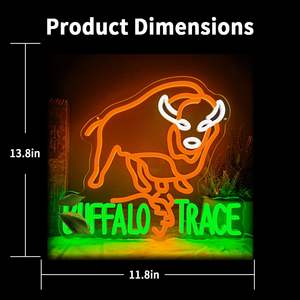 Perfetta fusione di stile retrò Bar e spirito americano IP65 Whiskey Bar insegna al Neon con sorgente luminosa a LED acrilico luci al Neon - Product Image 4