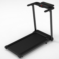 CHOOYOU Nouveau Tapis de Course Électrique Domestique Pliable avec Verrou de Sécurité, Inclinaison Manuelle, Programme d'Exercice et Plateforme Compacte