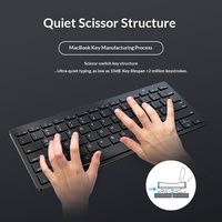 Clavier sans fil ergonomique ultra-fin 2026 pour tablette externe, iPad, ordinateur portable et utilisation sur ordinateur de bureau 1