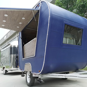 Completamente attrezzato food truck espresso kiosk mini coffee cart van trailer vintage caravan cafe - Product Image 6