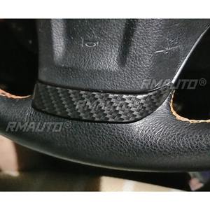 Volante de fibra de carbono con decoración brillante superior e inferior, modificación ligera mate para Subaru Forester 2013-2015 - Product Image 5