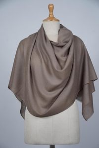 Luxury Cashmere Fine Wool Stole Plain Hand Dyed Soft Lightweight <b>Shawl</b> <b>Wrap</b> Elegant Women Fashion Accessories - Product Image 4