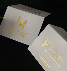 Cartes de Visite de Fleuriste Pliable Pliable et Imprimées Personnalisées Carte de Voeux Carte de Remerciement pour Anniversaire de Mariage - Product Image 2