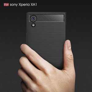 <span class=keywords><strong>Coque</strong></span> de téléphone simple en fibre de carbone pour <span class=keywords><strong>Sony</strong></span> <span class=keywords><strong>Xperia</strong></span> XA1 Ultra étui pour <span class=keywords><strong>Sony</strong></span> <span class=keywords><strong>Xperia</strong></span> XA1 Plus housse de téléphone portable - Product Image 4