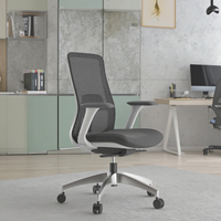 Chaise de bureau ergonomique en maille SITSTAR certifiée ANSI/BIFMA X5 GREEN GUARD, pivotante et réglable en hauteur, pour cadre et personnel, idéale pour projets commerciaux