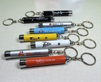 Logo personnalisé pas cher mini lampe torche projecteur enfants jouets projection lampe torche porte-clés