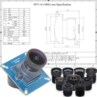 Modul Sensor Kamera CMOS 8MP 4K IMX334 60FPS High Speed Global Shutter HDR 140 Wide Angle FF 1/1.8 Inch MIPI CSI