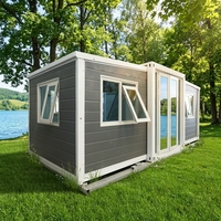 Maison mobile extensible et respirante montée sur conteneur en acier pour bureaux et appartements