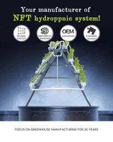 Nouvelle Arrivée CultivationKits de culture hydroponique Serre Verte Ensemble Complet Système Vertical Intérieur Nft Hydroponique