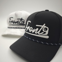 Gorra Deportiva de 5 Paneles de Diseño Premium con Bordado a Mano, Estampado Argyle, Leopardo, Frutas, Dobby, Puntos, Ajustable, Logotipo Metálico, Impermeable, Bicolor