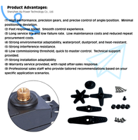 Servomoteur numérique métallique étanche XQ-Power 15KG à couple élevé pour télécommande, jouet RC, pièces d'hélicoptère, bateau, hobby