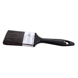 Good price Factory 2 inch 100% black PET filament plastic handle paint brush
