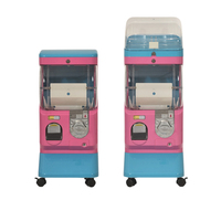 Distributeur de jouets Gacha à monnayeur, machine distributrice de capsules réglable à 1-8 jetons, à simple couche