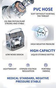 Mesin sedot baterai AC/DC portabel pertolongan pertama ambulans Harga <span class=keywords><strong>Aspirator</strong></span> luar ruangan medis - Product Image 5