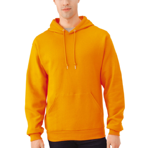 เสื้อฮู้ดดี้ผู้ชายผ้าฝ้ายแท้ 100% รับผลิตตามแบบ OEM เนื้อผ้าหนา แบบเรียบง่าย สไตล์โอเวอร์ไซส์ ส่งออกจากบังคลาเทศ - Product Image 4