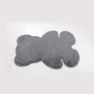 พรมขน faux ขนกระต่ายนุ่มพิเศษหลากสีขนาด40*60ซม. พรมขนปุยสีชมพูใช้ในบ้านพรมฟัซซี่สำหรับห้องนั่งเล่น - Product Image 3