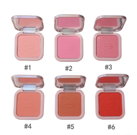 Poudre de fard à joues personnalisée à marque privée, fard à joues unique, petit, personnalisé, palette de maquillage, poudre de fard à joues scintillante pour le visage