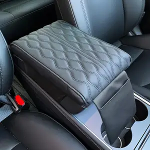 PU voiture accoudoir tapis Console centrale accoudoir Protection coussin coussin Auto boîte de rangement couverture tampons