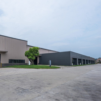 Edificios de Estructura de Acero Prediseñados de Diseño Moderno, Kit de Cobertizo de Acero Prefabricado para Oficinas y Almacenes