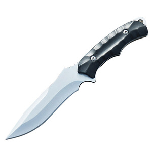 Couteau Bowie OEM à pointe droite pour le camping en plein air, en acier inoxydable, manche en plastique, épaisseur de coupe 3,9 mm - Product Image 1