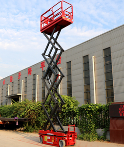 Piattaforma di Sollevamento Aerea Elettrica 6-16m, Piattaforma di Sollevamento Idraulica Piccola Semovente <span class=keywords><strong>a</strong></span> Forbice, Piattaforma Elevatrice - Product Image 5