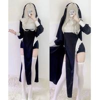 Robe de nonne sexy, uniforme de nonne, tenue de nonne, costume de cosplay de nonne