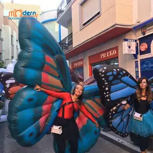 מתנפח פרפר פרסום שעשועים מצעד מתנפח כנפי תלבושות