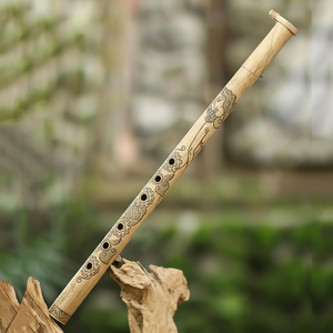 Flauta de madera juvenil con fácil manejo, perfecta para niños principiantes y estudiantes que aprenden habilidades musicales básicas - Product Image 1