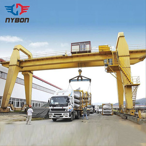 Grue <span class=keywords><strong>portique</strong></span> à double poutre mobile de 30 tonnes pour le levage de caisses <span class=keywords><strong>en</strong></span> <span class=keywords><strong>bois</strong></span> avec palan électrique - Product Image 6