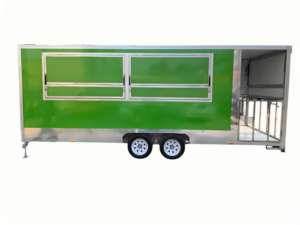 Carrito de Smorrebrod Danés con Sándwiches de Centeno Abiertos, Arenque en Conserva y Tocados de Carne Asada, Arte Callejero de Copenhague - Product Image 2