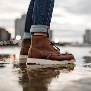 <span class=keywords><strong>Stivali</strong></span> da <span class=keywords><strong>Uomo</strong></span> Maden, <span class=keywords><strong>Stivali</strong></span> da Lavoro Classici Vintage Americani, Stivaletti in Pelle Invecchiata, Scarpe da Trekking, Prodotti di Tendenza Primavera 2026 RTS - Product Image 5