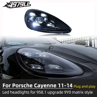 [1979LL] Lámpara para Automóvil 2011 2013 2014 958 958.1 Faro Delantero Actualización a 9Y0 2023 Estilo PDLS Faros LED para Porsche Cayenne 958 92A