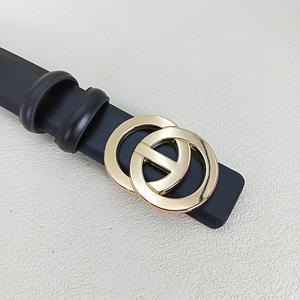 Cintos de Grife para Mulheres de Alta Qualidade e Luxo em Couro Genuíno Dupla Face Cinto Preto Versátil para Jeans Estilo para Vestido Cinto Caramelo - Product Image 6