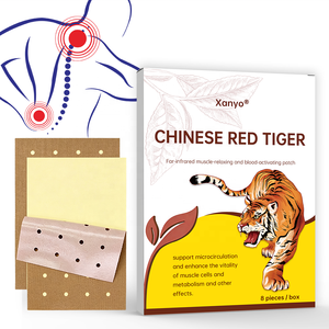 Xianyou – Lot de 8 patchs chinois à base de plantes pour soulager rapidement la douleur des genoux, des articulations, <span class=keywords><strong>du</strong></span> cou, <span class=keywords><strong>du</strong></span> dos <span class=keywords><strong>et</strong></span> des épaules – <span class=keywords><strong>Baume</strong></span> <span class=keywords><strong>du</strong></span> <span class=keywords><strong>Tigre</strong></span> - Product Image 1