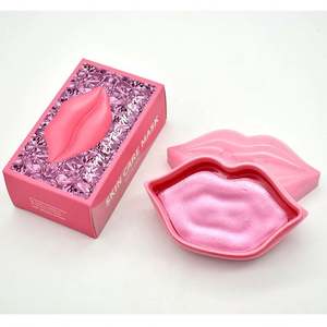 OEM Etiqueta Privada fotografía fondo rosa reparación desechable Gel cristal hoja máscara ácido hialurónico aceite labial - Product Image 6