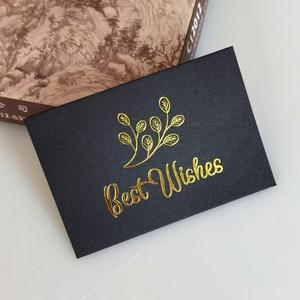 Tarjetas de agradecimiento a granel personalizadas-Tarjeta de agradecimiento de compra rectangular con lámina dorada, tarjeta de recuerdo para negocios - Product Image 4