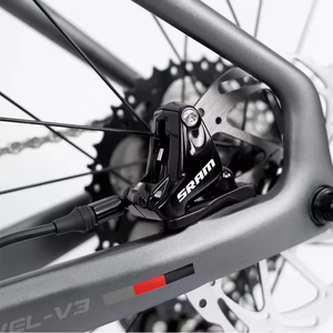 <span class=keywords><strong>GRAVEL</strong></span>-V3 APEX Vélo de gravier léger à cadre en carbone et jantes en aluminium, 11 vitesses, freins à disque hydrauliques, pédales standard, câblage entièrement intégré - Product Image 5