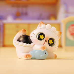 Caja Sorpresa de Figuras de Gato Siamés Miao Miao, Muñeco de Resina, 6 Piezas con Edición Oculta, Juguete Coleccionable para Regalo Juvenil - Product Image 4