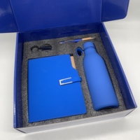 En stock, prêt à être expédié, ensemble cadeau d'entreprise promotionnel, bloc-notes, stylo, porte-clés, gobelet, livraison rapide, plusieurs styles