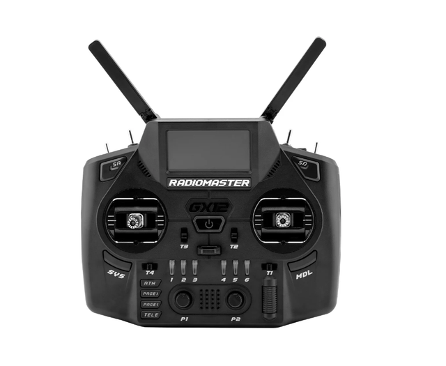 RadioMaster GX12 Dual-Band Gemini-X Radio Controller M2 ELRS Remote Control Transmitter RC Drone FPV Flight Controller Used