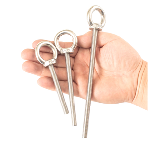 Parafusos de Aço Inoxidável 304 de 1/4, 5/8, <span class=keywords><strong>3</strong></span>/<span class=keywords><strong>16</strong></span>, <span class=keywords><strong>3</strong></span>/8 Polegadas, Parafuso Olhal M6 - M30, Parafuso Olhal SS para Elevação, Parafuso Olhal Mini, Parafuso Olhal Oval - Product Image 1