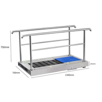 Machine de nettoyage de semelles de chaussures industrielle, nettoyeur de semelles entièrement automatique pour chaussures et baskets, utilisation en atelier